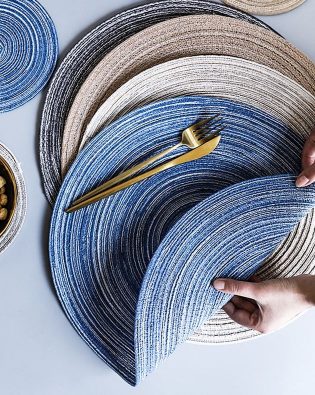 Round Table Anti Slip Mats – Modern Home
