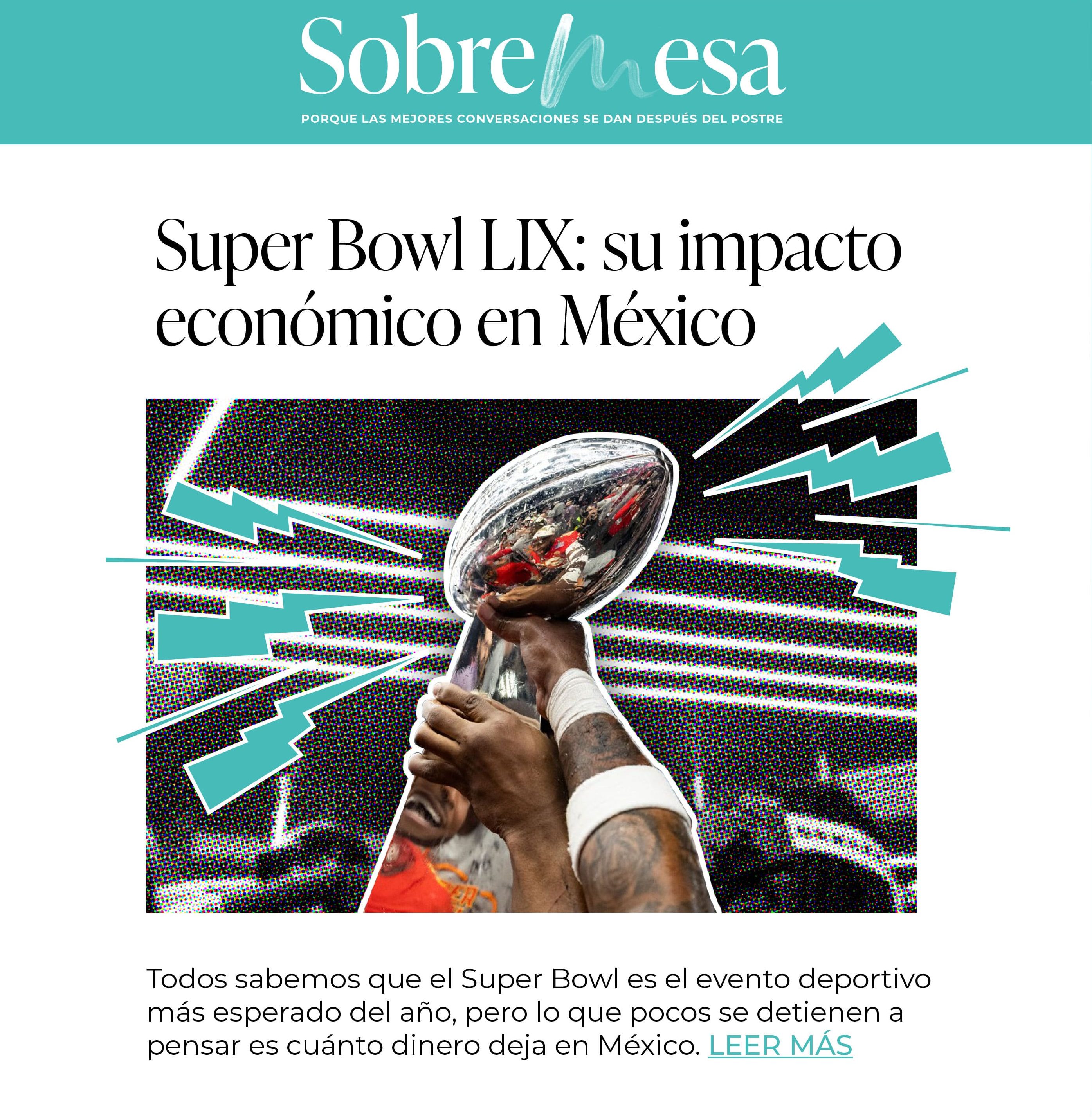 Super Bowl LIX: su impacto económico en México