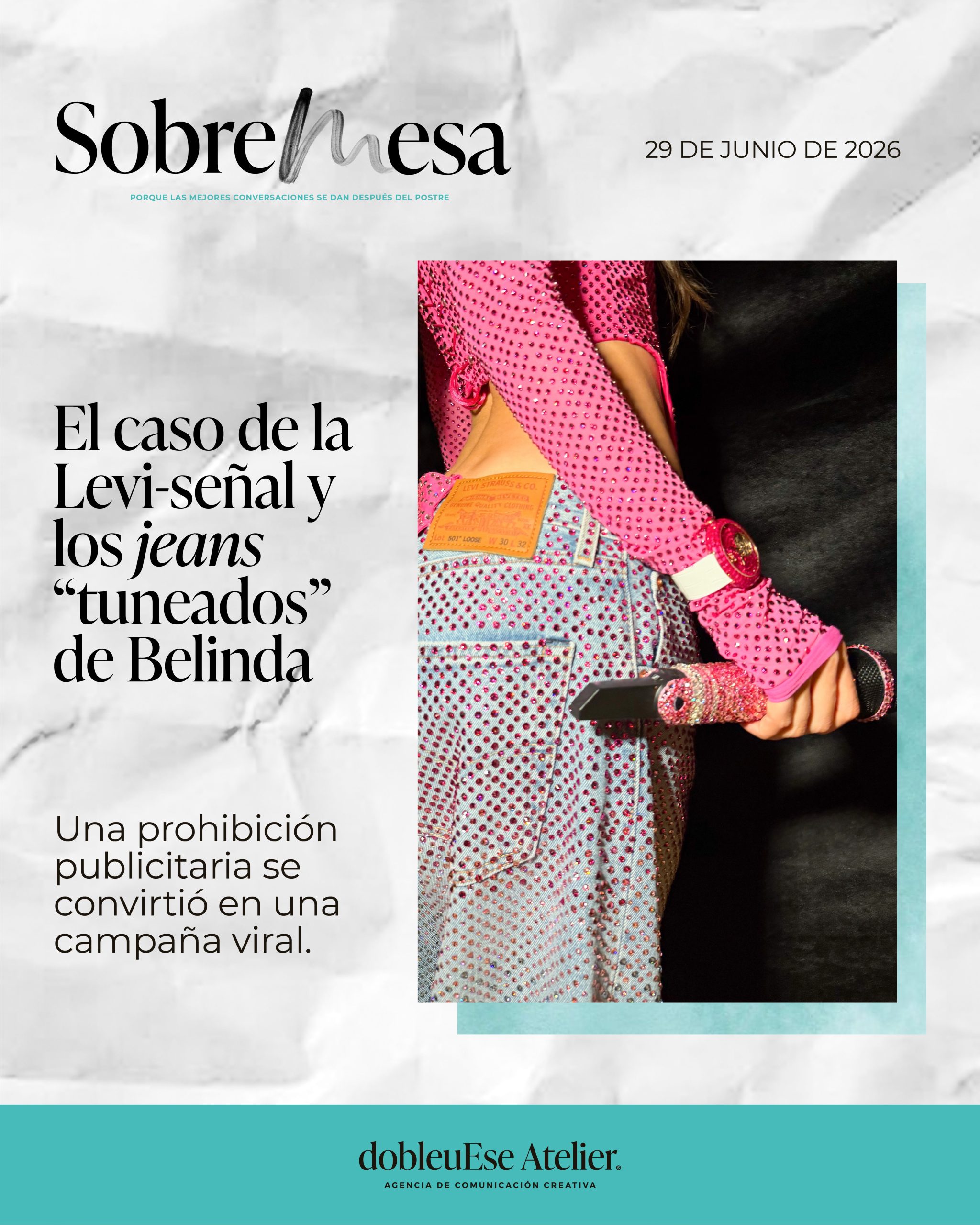 El caso de la Levi-señal y los jeans “tuneados” de Belinda