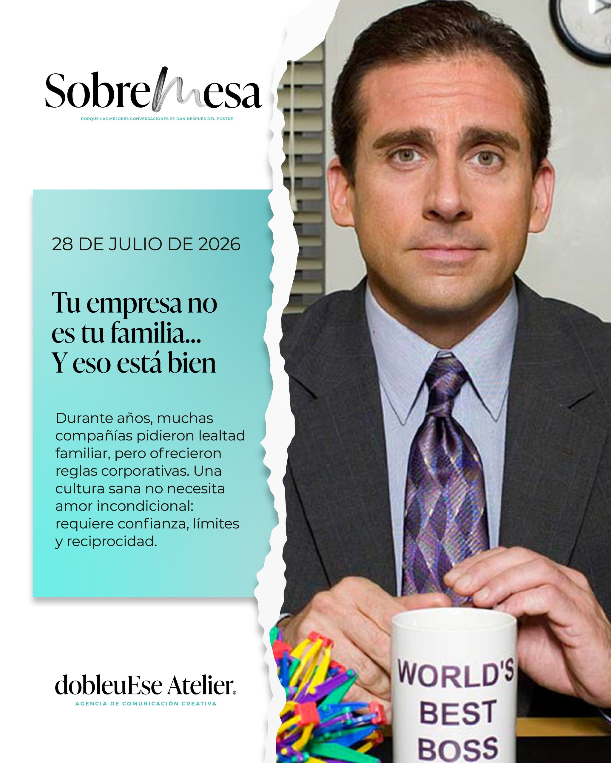Tu empresa no es tu familia… Y eso está bien
