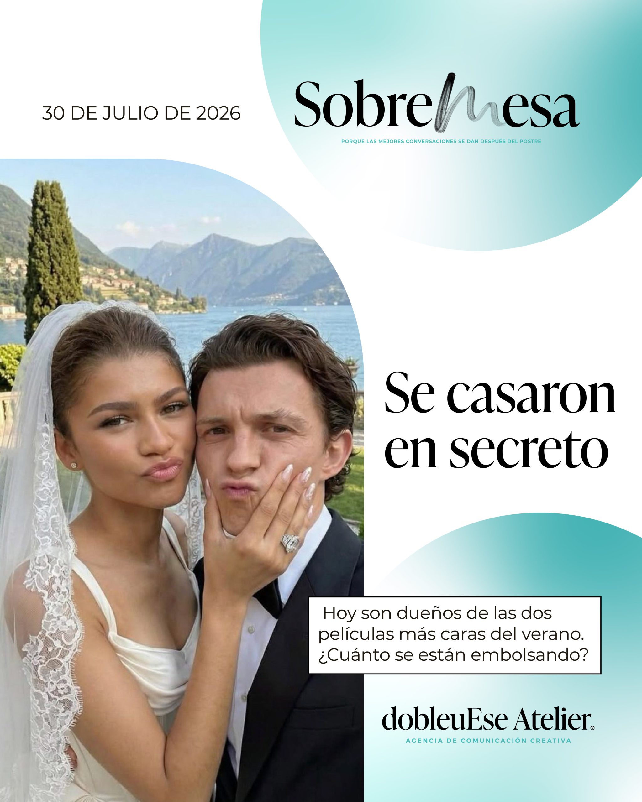 Afortunados en el amor y en el juego: Tom Holland y Zendaya son los dueños del verano