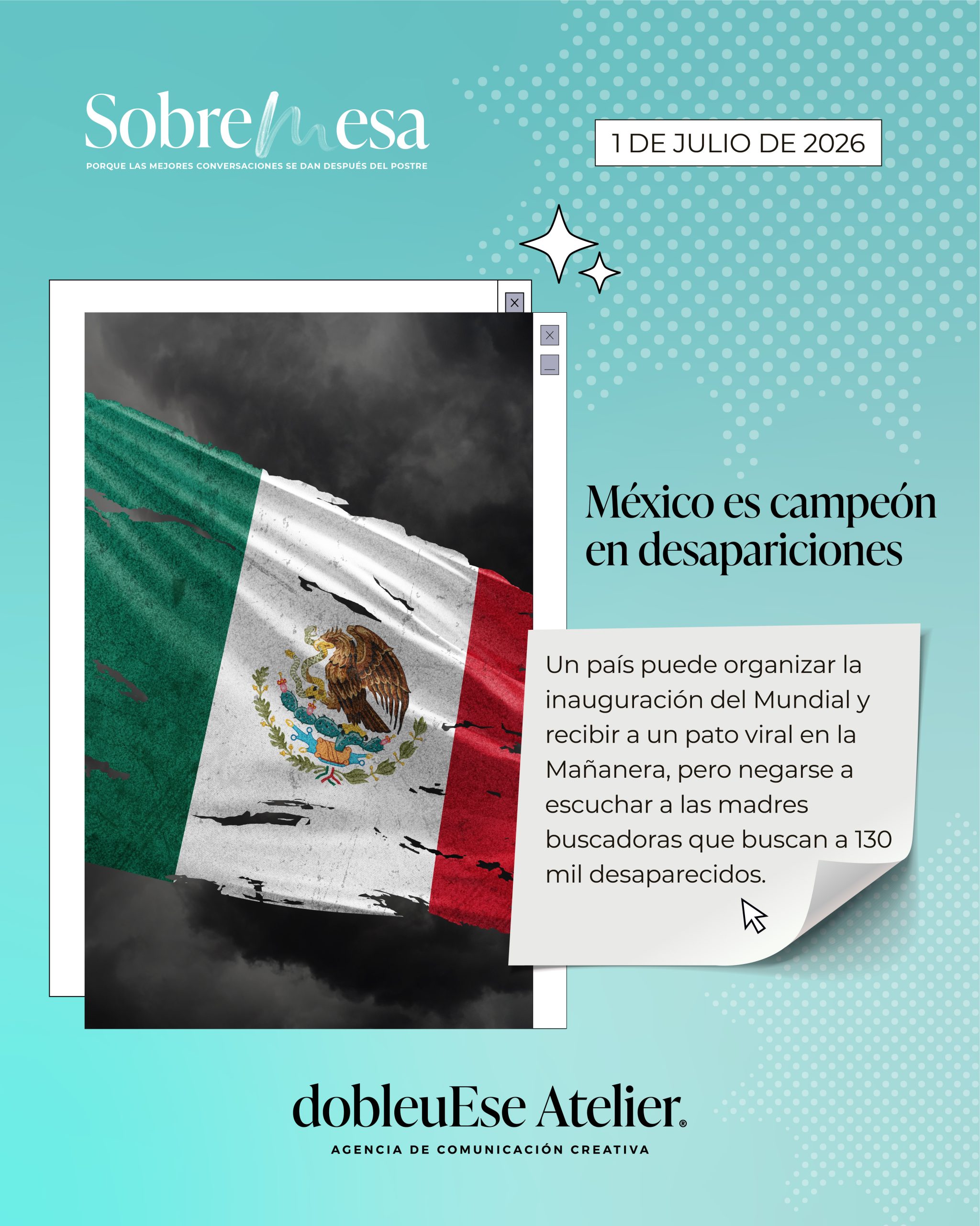 México es campeón en desapariciones