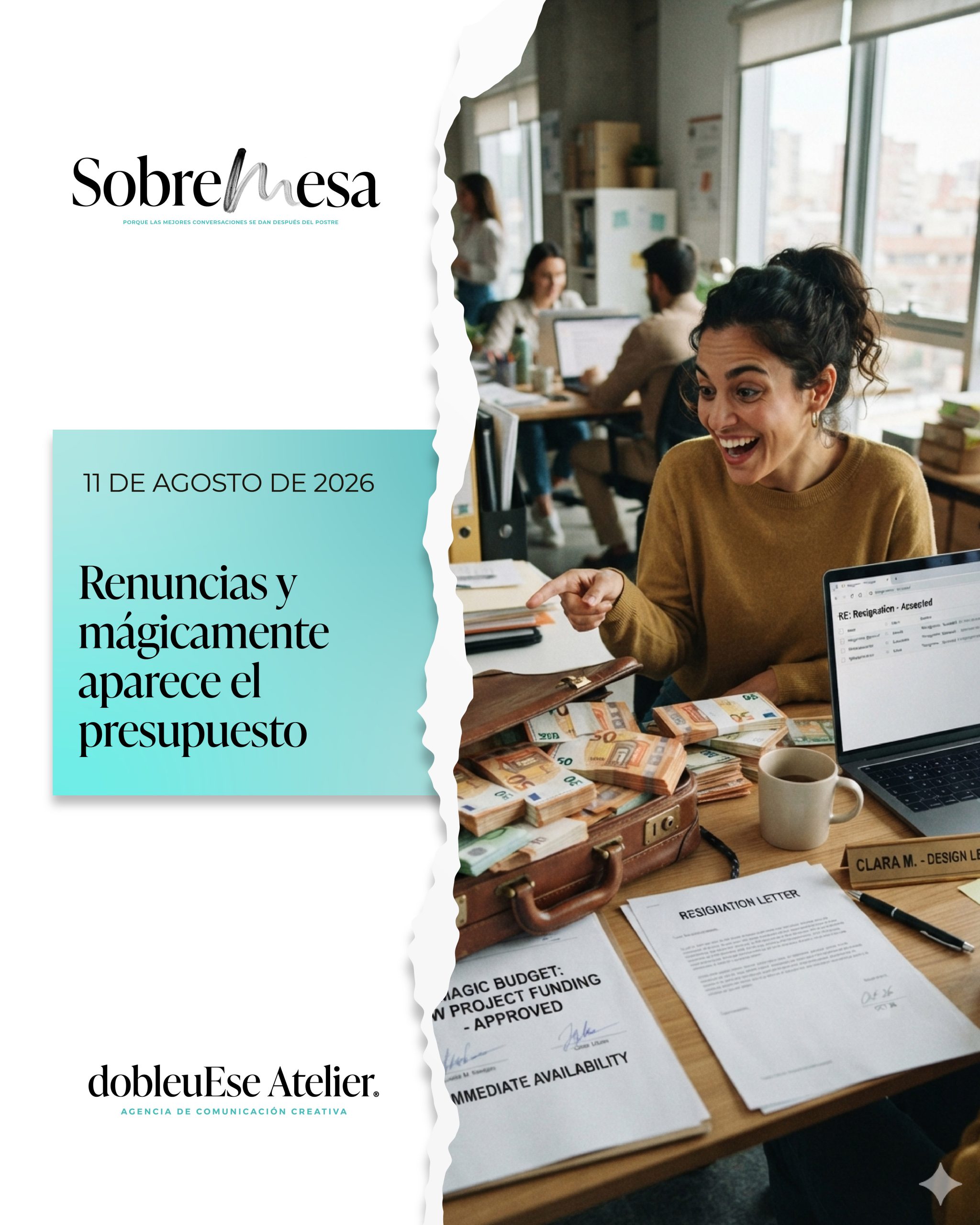 Renuncias y mágicamente aparece el presupuesto