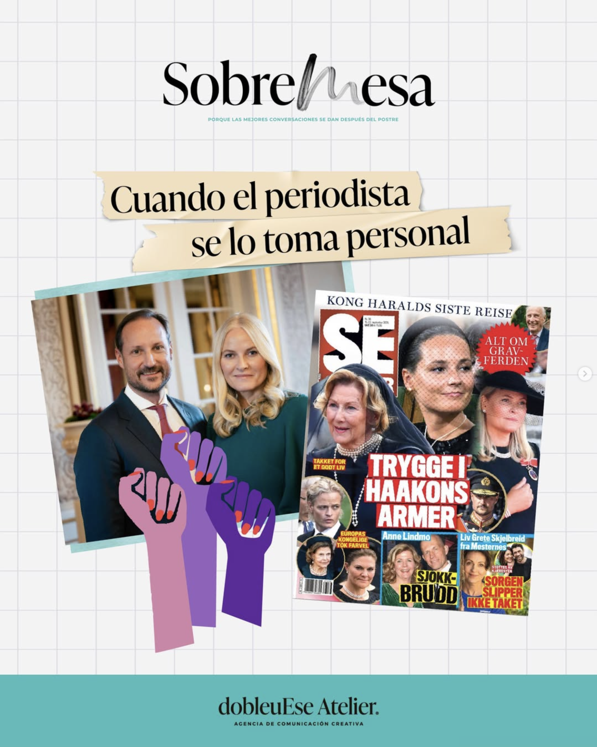 Cuando el periodista se lo toma personal