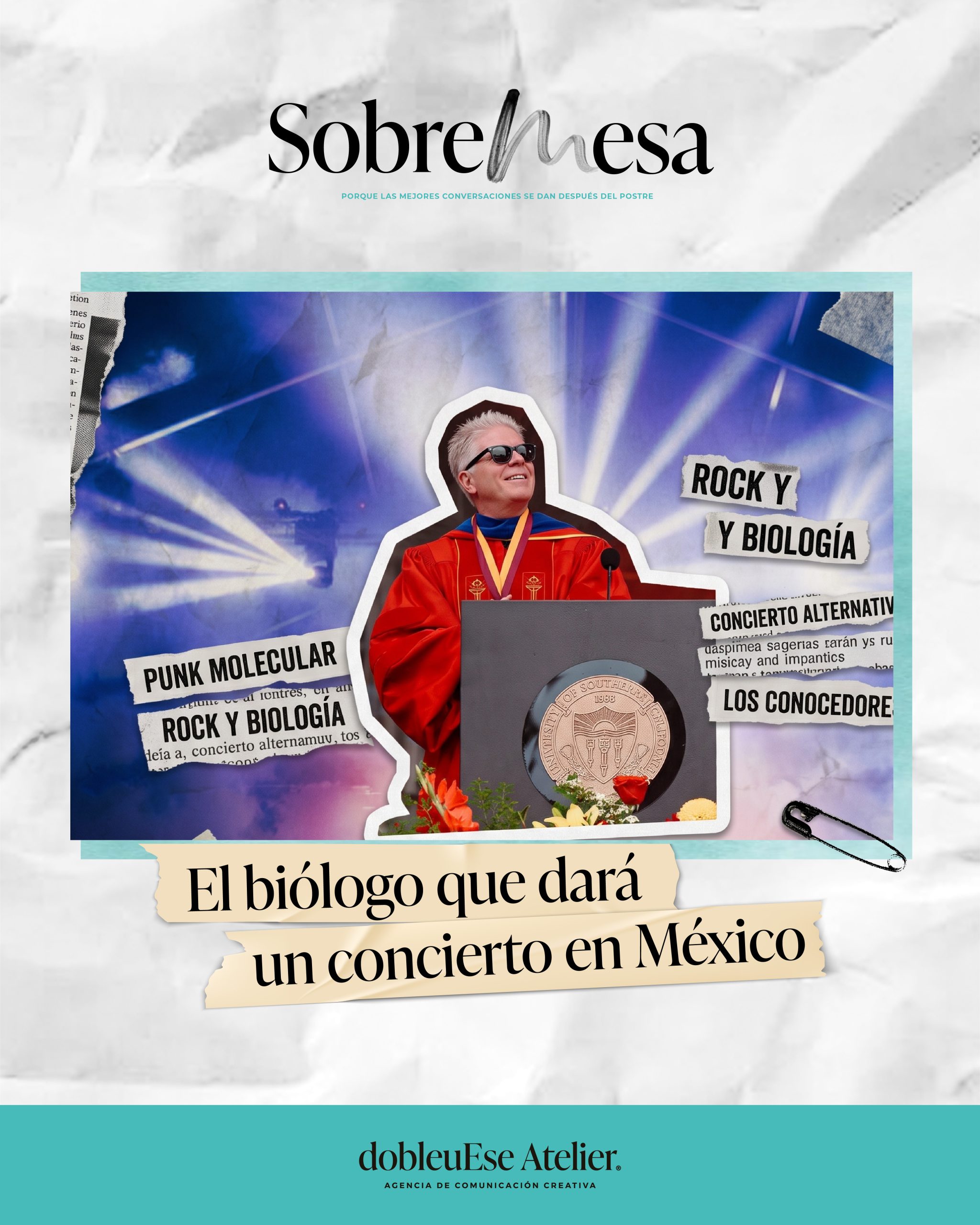 El biólogo que dará un concierto en México