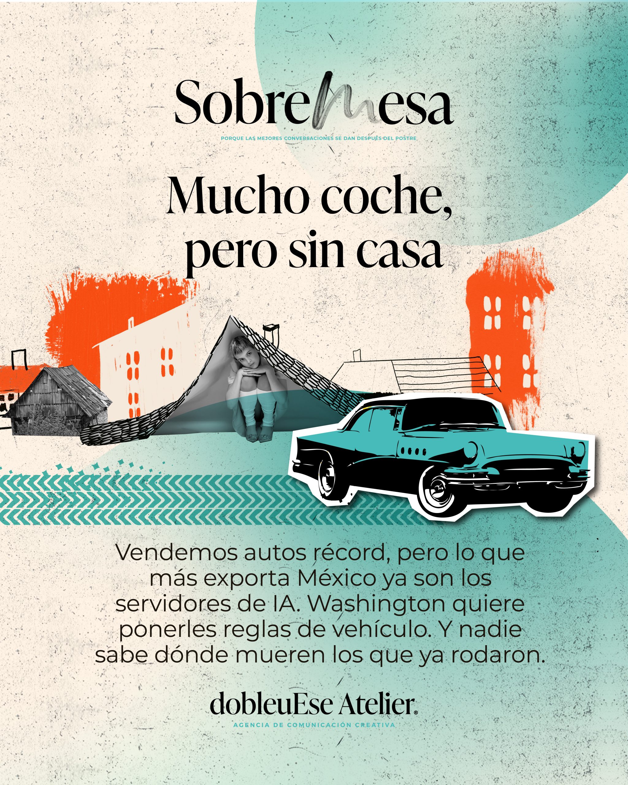 Mucho coche, pero sin casa
