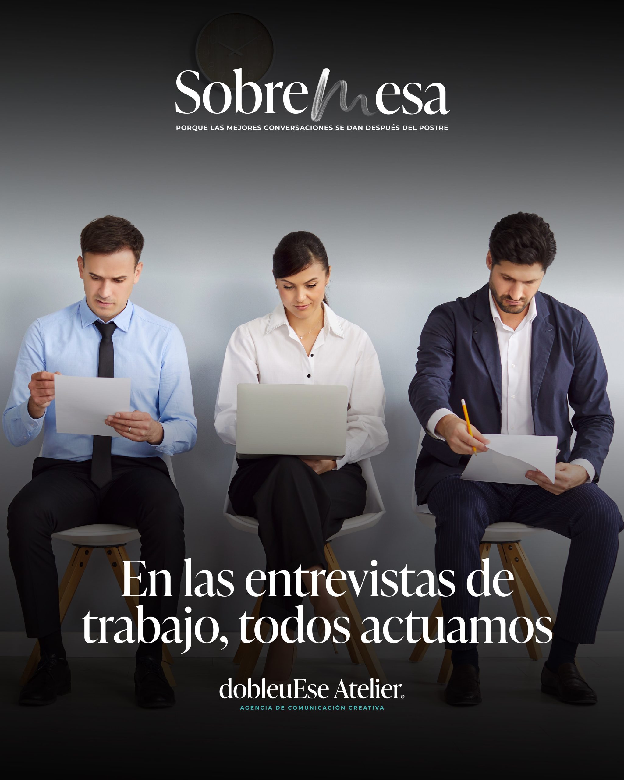 En las entrevistas de trabajo, todos actuamos