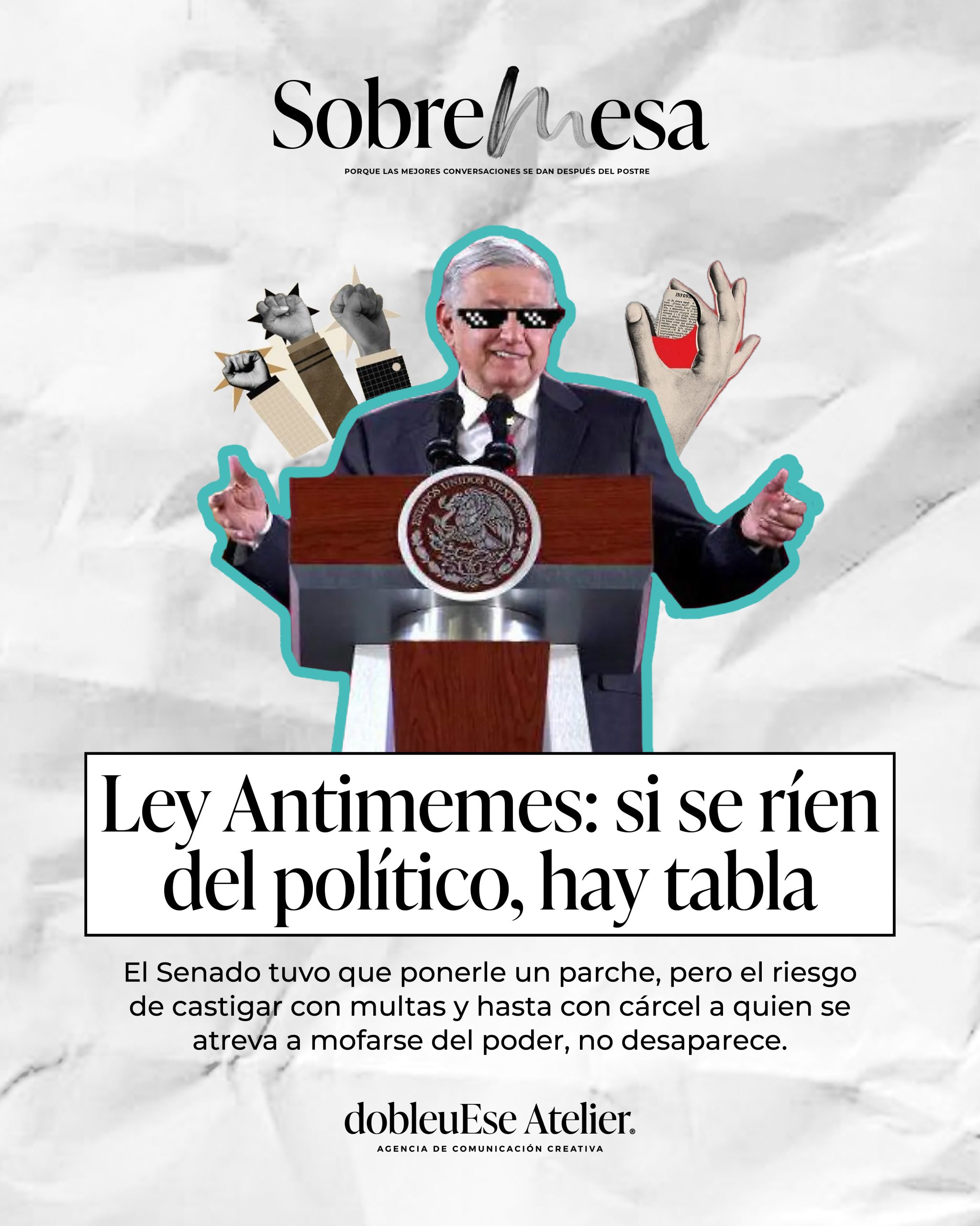 Ley Antimemes: si se ríen del político, hay tabla