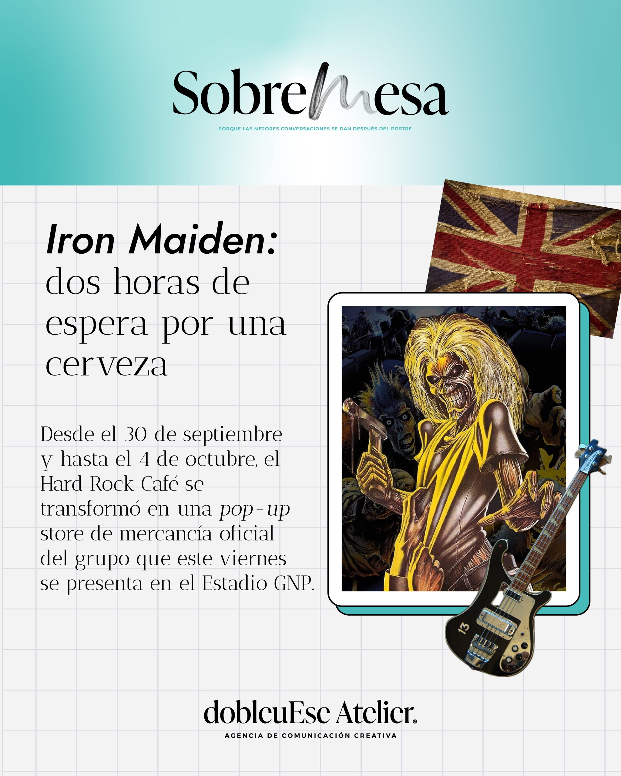 Iron Maiden: dos horas de espera por una cerveza